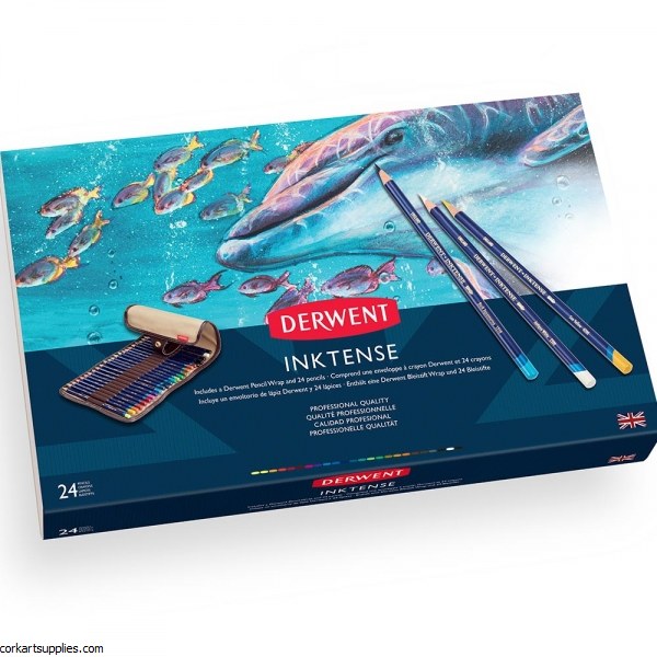 Derwent Inktense Wrap 24pk Derwent Inktense Wrap 24pk