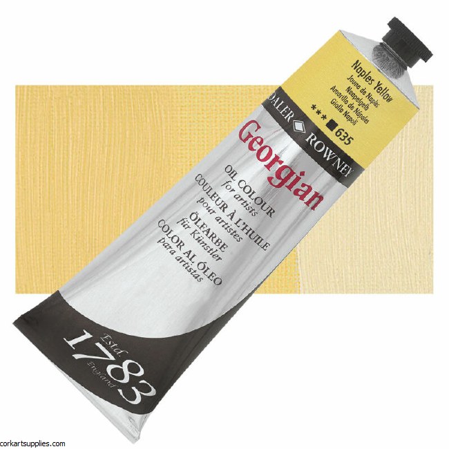 Georgian Oil Colour 225ml Naples Yellow