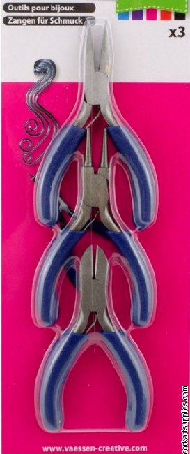 Jewellery Pliers Mini 3pk 75mm