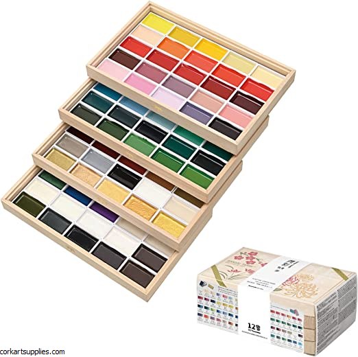 prima watercolor sets review complexion woodlands essence metallic