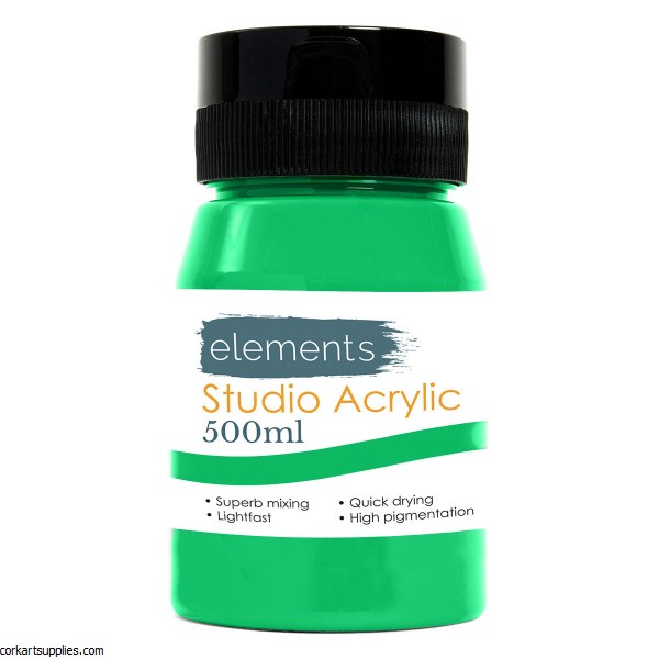 Elements Acrylic 500ml Grn Lig