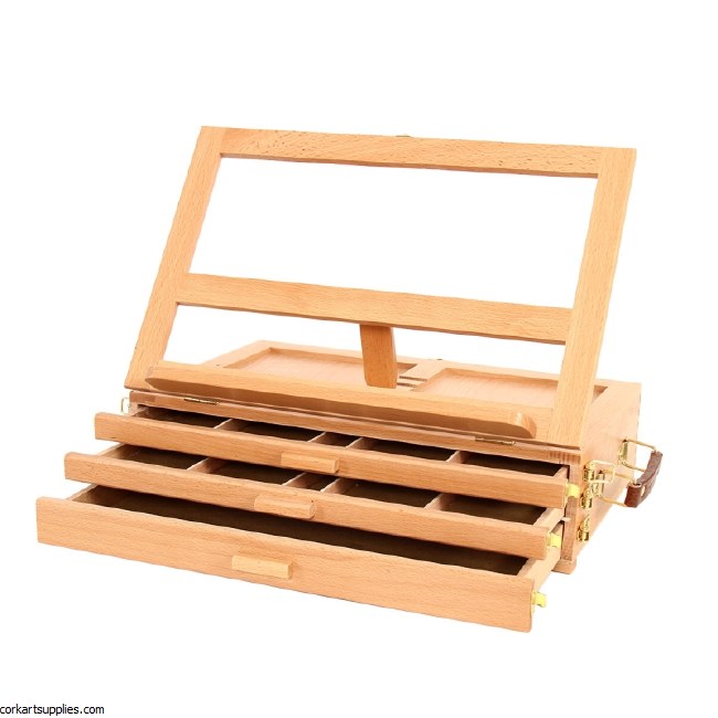 Easel Table Moy 3 Drawer