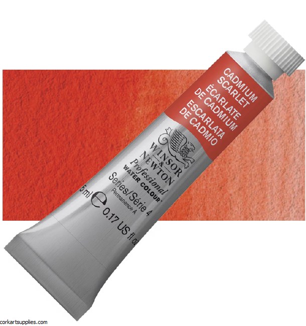 Artists Watercolour 5ml Cadmium Scarlet
