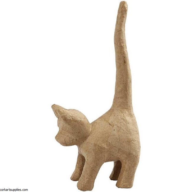 Papier Mache Cat Stretch