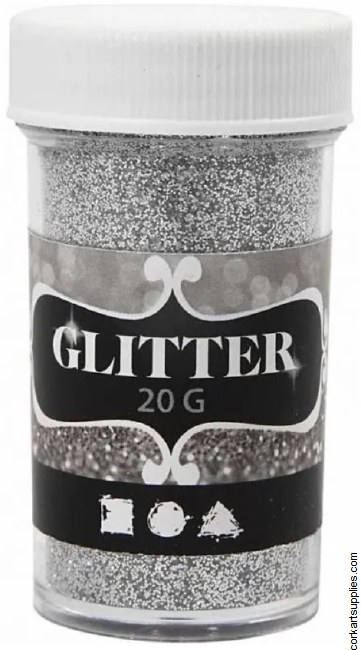 Glitter Ex.Fine 20g Silver