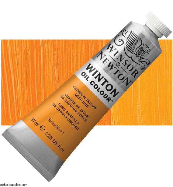 Winton Oil Colour 37ml Cadmium Yellow Deep (Hue)