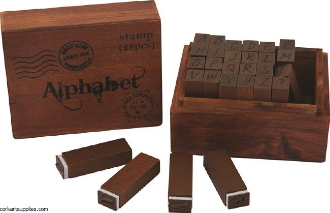 Papermania Wooden Alphabet Stamps (28pcs) Papermania Wooden Alphabet Stamps (28pcs)