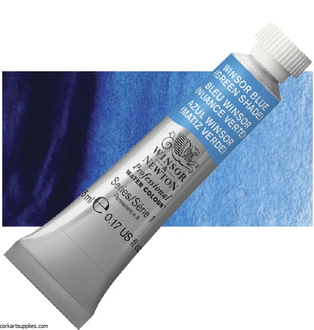 Artists Watercolour 5ml Winsor Blue (Green Shade)