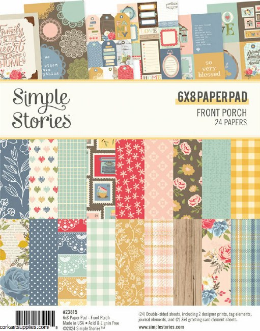 Simple Stories Front Porch 6x8 Inch Paper Pad