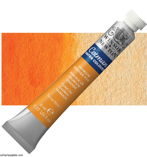 Cotman Watercolour 8ml Cadmium Orange (Hue)