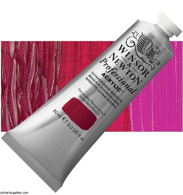 Quinac Magenta 60ml Artists' Acrylic Winsor & Newton