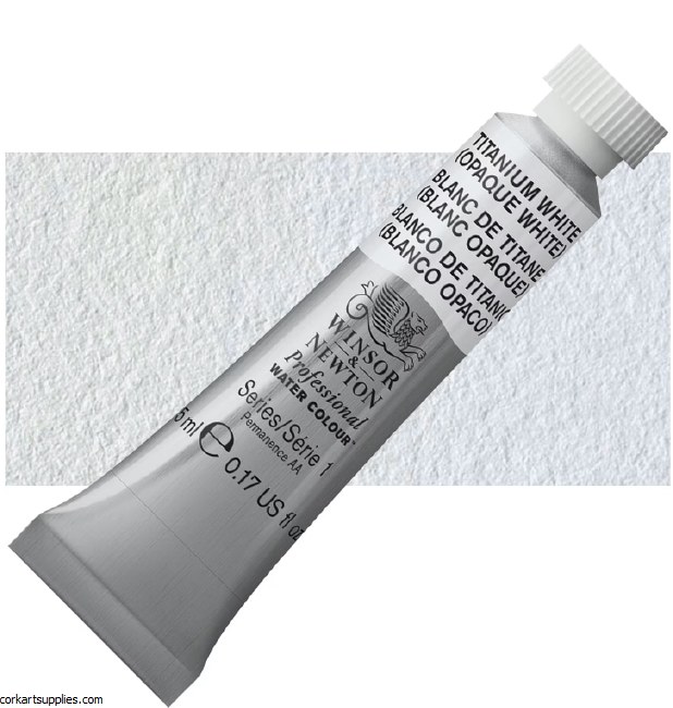 Artists Watercolour 5ml Titanium White