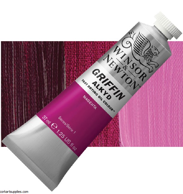 Griffin Alkyd Fast Drying Oil 37ml Magenta