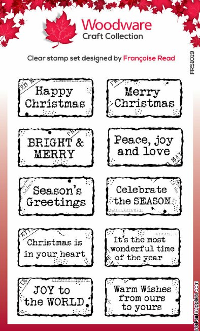 Clear Stamps Christmas Distressed Labels
