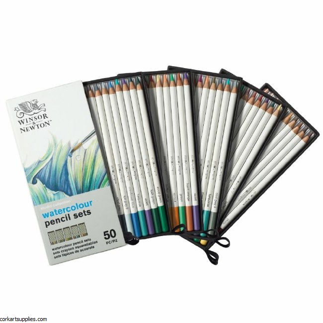 Winsor & Newton Watercolour Pencil Box Set 50pk