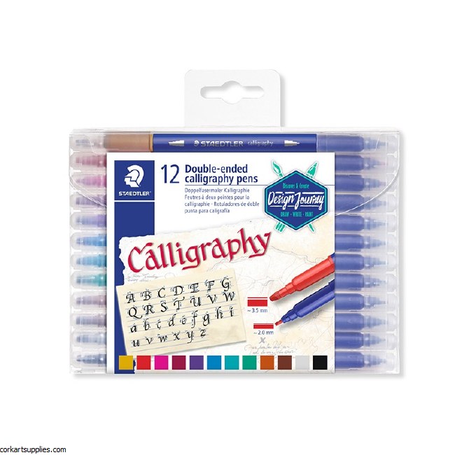 Calligraphy Markers Dual 12pk