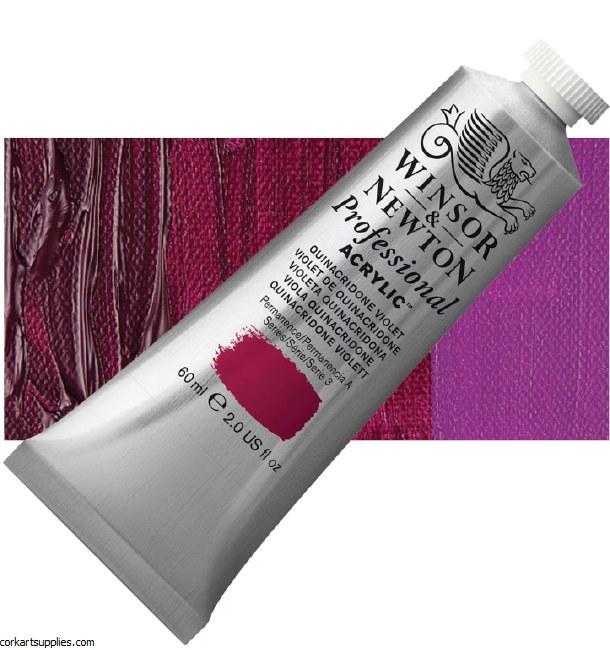 Quinac Violet 60ml Artists' Acrylic Winsor & Newton