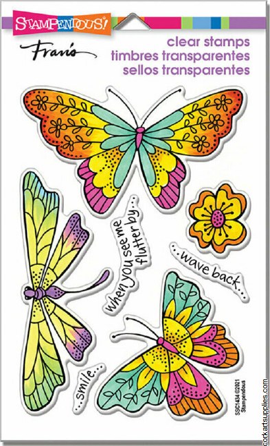 Stampendous Mystic Wings Perfectly Clear Stamps