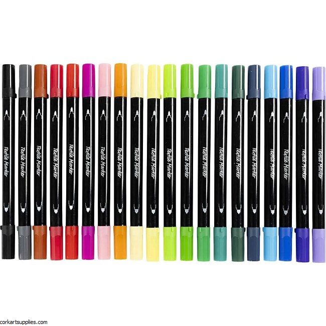 Fabric Markers Dual 20pk