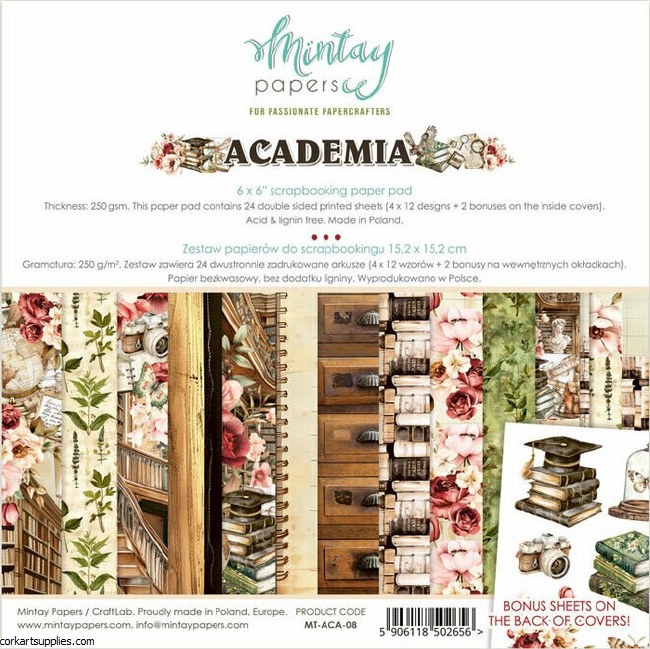 Academia 6x6 Inch Scrapbooking