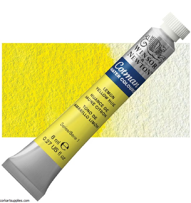 Cotman Watercolour 8ml Lemon Yellow (Hue)