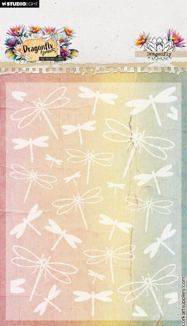 Studio Light Dragonfly Dreams Embossing Folder Dragonfly