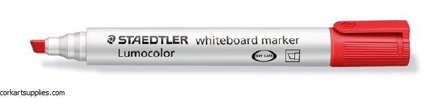 Whiteboard Marker Chisel Red
