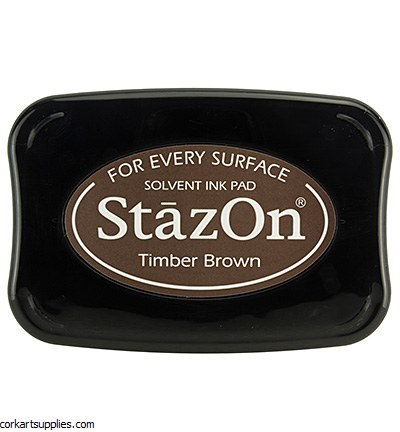 Staz-on Ink Pad Timber Brown