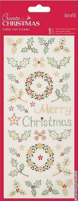 Create Christmas Glitter Dot S