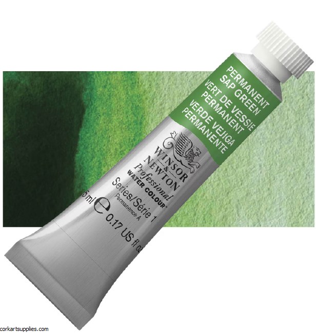 Artists Watercolour 5ml Permanent Sap Green