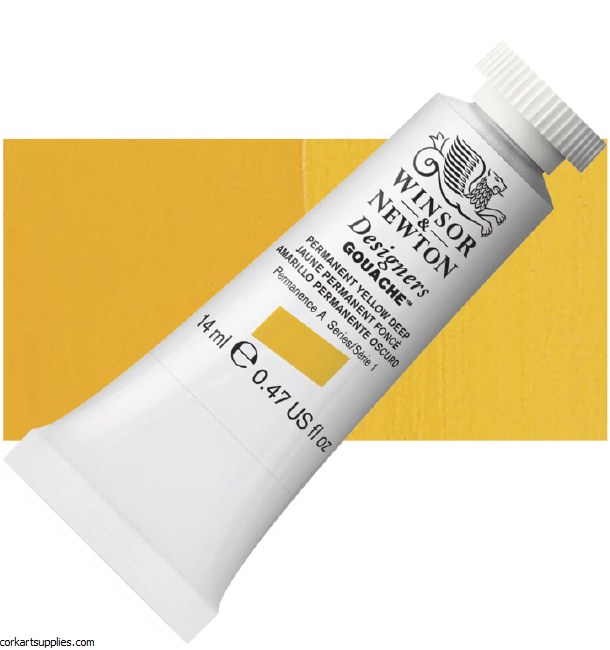 Designer Gouache 14ml Permanent Yellow Deep