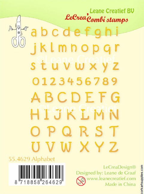 Clear Stamp LC Alphabet & No's