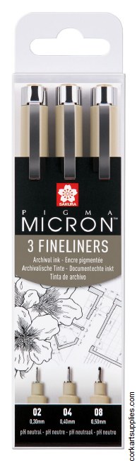 Sakura Pigma Micron Wallet 3pk