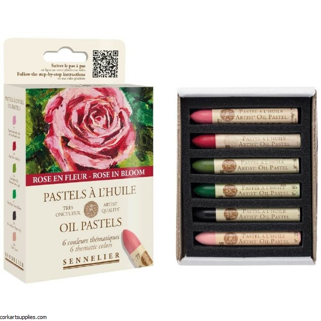 Sennelier Oil Pastel Rose 6pk