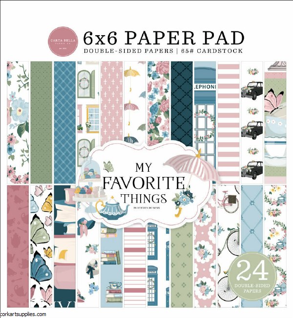 Carta Bella My Favorite Things 6x6 Inch Paper Pad