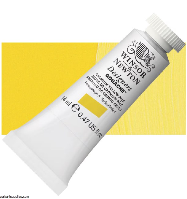 Designer Gouache 14ml Cadmium Yellow Pale