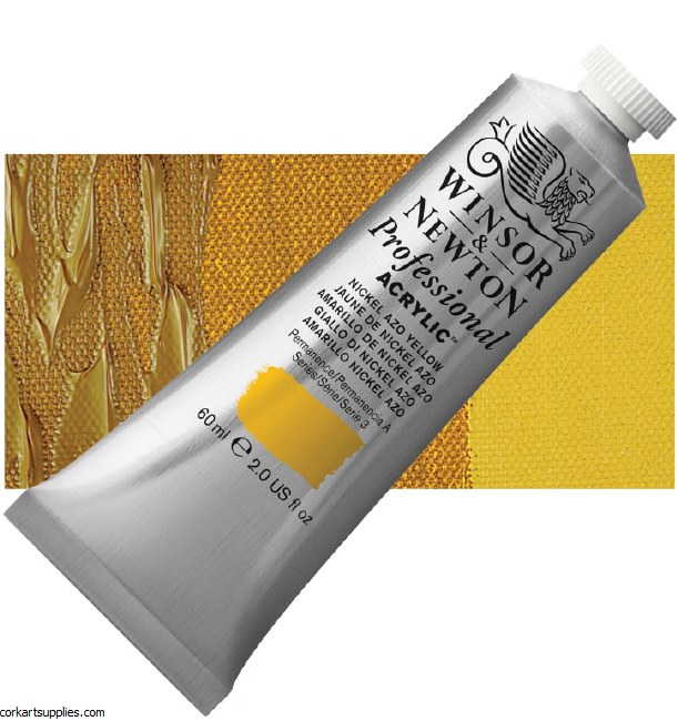 Nickel Azo Yellow 60ml Artists' Acrylic Winsor & Newton