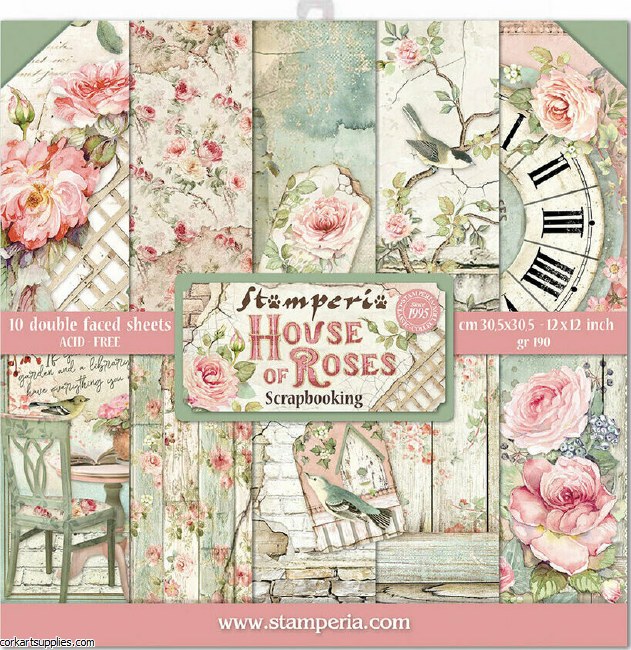 House of Roses 12x12 Inch Paper Pack