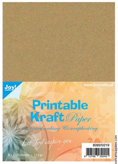 Kraft Printable A5 160g 25pk Kraft Printable A5 160g 25pk