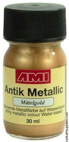 Metallic Paint 30ml - Dark Gold