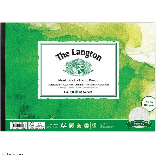 Langton Pad A4 Not 140lb 12 Sh