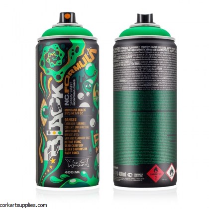 Montana BLACK Spray 400ml - Green Mescaline Montana BLACK Spray 400ml - Green Mescaline