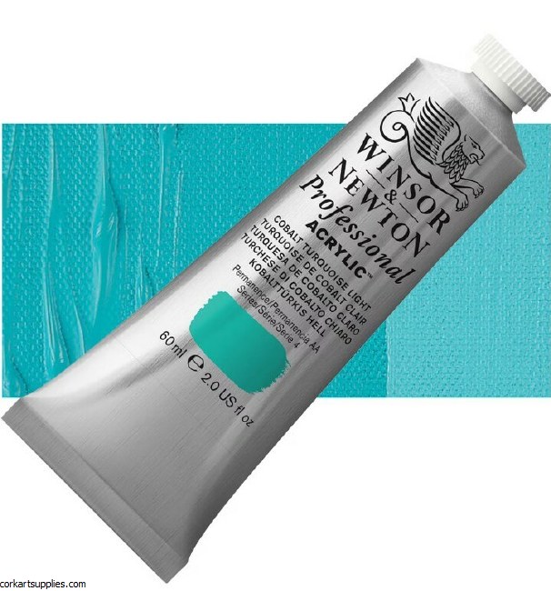 Cobalt Turquoise Light 60ml Artists' Acrylic Winsor & Newton
