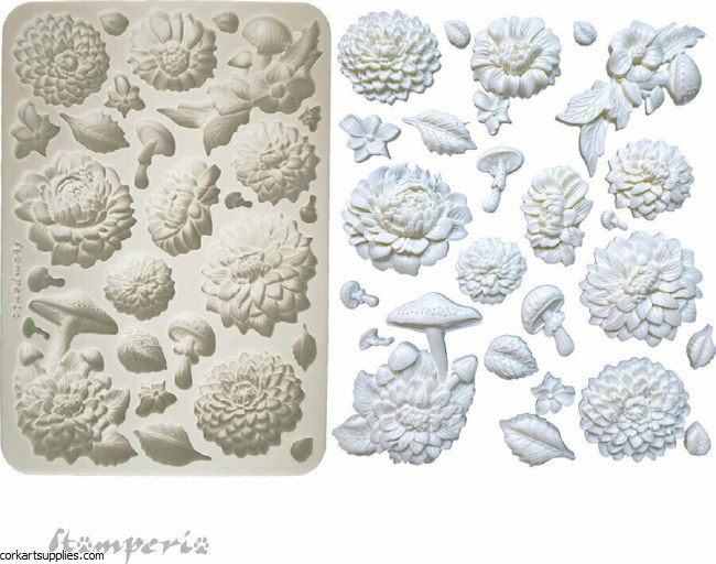 Master of Magic A5 Silicon Mould Peony