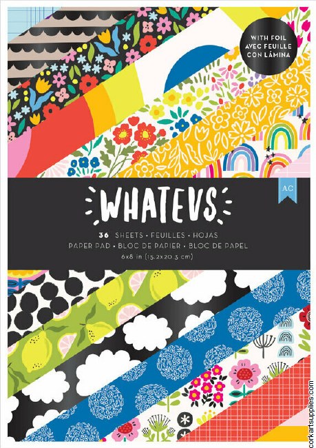 American Crafts Whatevs 6x8 Inch Paper Pad