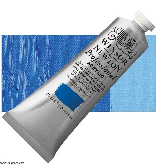 Cerulean Blue Chrome 60ml Artists' Acrylic Winsor & Newton