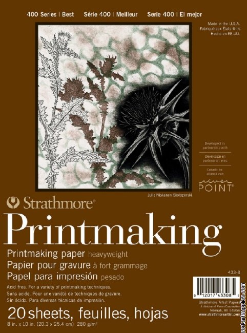 Printmaking Pad S400 8x10" Strathmore Printmaking Pad S400 8x10" Strathmore