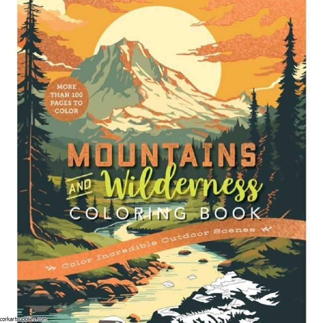 Book Mountain Wild Colouring