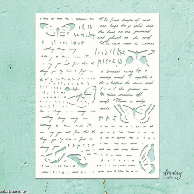 Mintay Kreativa Stencil 6x8 Inch Mixed 6