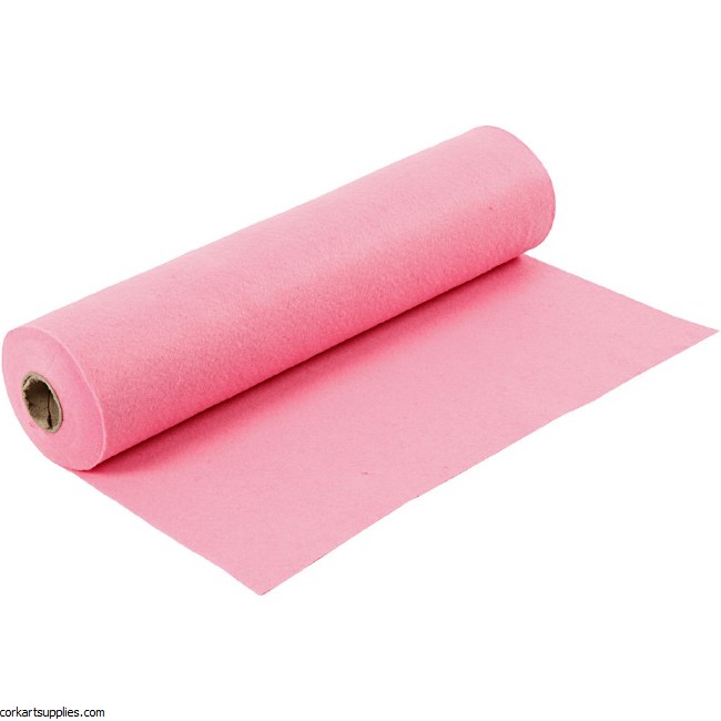 Felt 45cm 1.5mm x 5m Pink